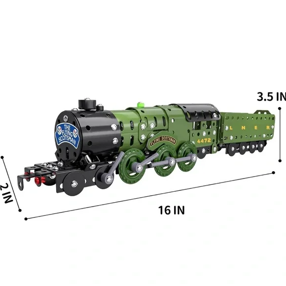 Lucky Doug STEM Building Projects Model Train Set Toys for Boys Kids - Picture 3 of 6